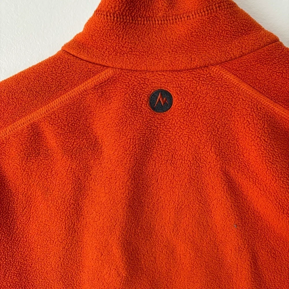 Marmot orange fleece